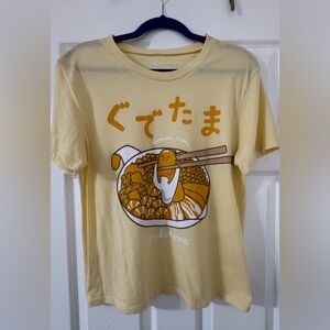 Love Tribe Soft Yellow Graphic Tee